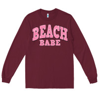Burgundy beach babe Long Sleeve Tee - JahusDesignShop
