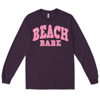 Plum beach babe Long Sleeve Tee - JahusDesignShop