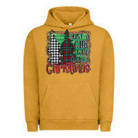 Pigment Peanut Butter Just A Girl Who Loves Christmas Urban Hoodie - Bettercallsaul