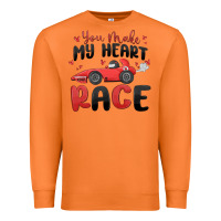 Carrot you make my heart race valentine's day Premium Sweatshirt - MaliasSmallBusiness
