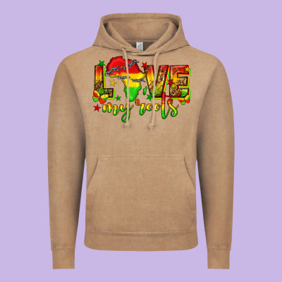 Vintage Hoodie love my roots juneteenth