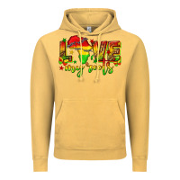 Vintage Mustard love my roots juneteenth Vintage Hoodie - texasbilliewilder