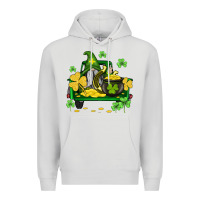 Dove Grey st patricks truck and gnome Premium Hoodie - AdoDesignShop