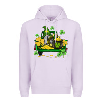 Lilac st patricks truck and gnome Premium Hoodie - AdoDesignShop