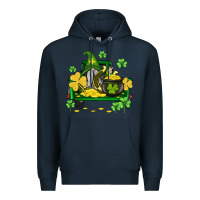 Navy st patricks truck and gnome Premium Hoodie - AdoDesignShop