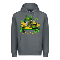 Rock st patricks truck and gnome Premium Hoodie - AdoDesignShop