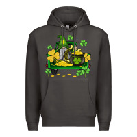 Smoke st patricks truck and gnome Premium Hoodie - AdoDesignShop
