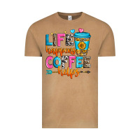 Life Happens Coffee Helps Vintage Tee | Teevron