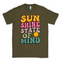 Army Green sun shine state of mind Classic Tee - JahusDesignShop