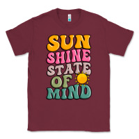 Burgundy sun shine state of mind Classic Tee - JahusDesignShop