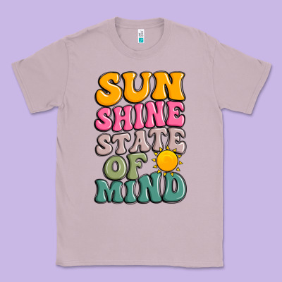 Sun Shine State Of Mind Classic Tee Designed By Jahusdesignshop