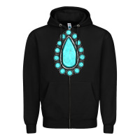 Black gemstone Zipper Hoodie - JahusDesignShop