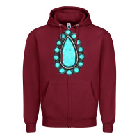 Burgundy gemstone Zipper Hoodie - JahusDesignShop