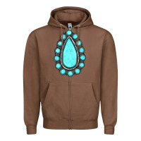Chestnut gemstone Zipper Hoodie - JahusDesignShop
