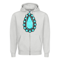 Dove Grey gemstone Zipper Hoodie - JahusDesignShop