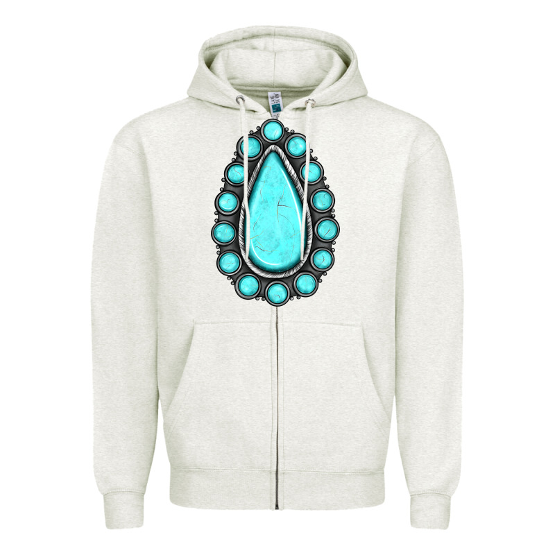 Gemstone Zipper Hoodie by JahusDesignShop | Teevron