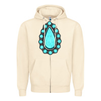 Sandshell gemstone Zipper Hoodie - JahusDesignShop