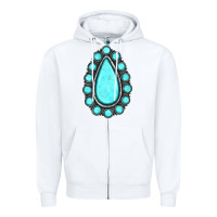 White gemstone Zipper Hoodie - JahusDesignShop
