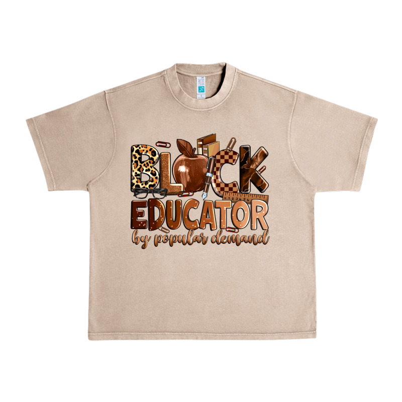 Black Educator By Popular Demand Urban Heavy Tee by Zillion Design Studio | Teevron