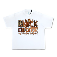 White Black educator by popular demand Urban Heavy Tee - Zillion Design Studio