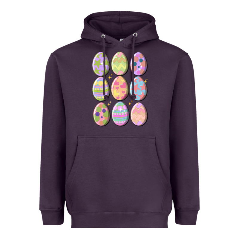 Vintage Easter Eggs Heavyweight Hoodie by MaliasSmallBusiness | Teevron