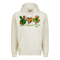 Peace Love St.patrick's Day Premium Hoodie | Teevron