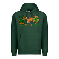 Sports Green Peace Love St.Patrick's Day Premium Hoodie - BundleAndBundleShop