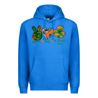 True Royal Peace Love St.Patrick's Day Premium Hoodie - BundleAndBundleShop