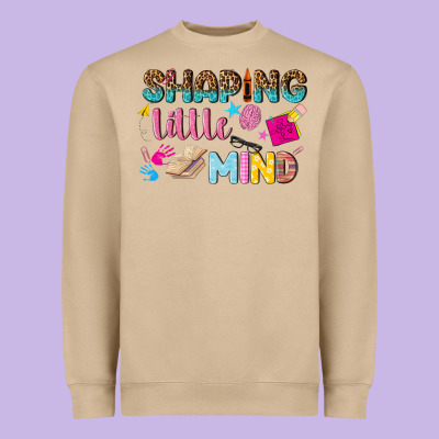 Shaping Little Mind Heavyweight Sweatshirt Designed By Texasbilliewilder