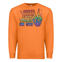 Carrot hate looks tacky on you pride Premium Sweatshirt - MaliasSmallBusiness