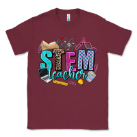 Burgundy stem teacher Classic Tee - AdoDesignShop