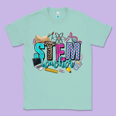 Stem Teacher Classic Tee Designed By Adodesignshop