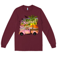 Burgundy sunset chaser Long Sleeve Tee - JahusDesignShop