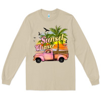 Mushroom sunset chaser Long Sleeve Tee - JahusDesignShop