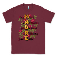 Burgundy ella es mamá Classic Tee - JahusDesignShop