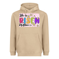 Mushroom checkered risen Heavyweight Hoodie - MaliasSmallBusiness
