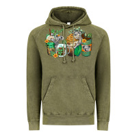 Vintage Olive koala coffee cups Vintage Hoodie - Zillion Design Studio