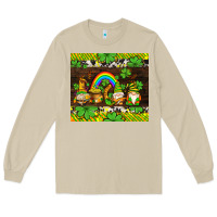 Mushroom western st patricks gnomes Long Sleeve Tee - AdoDesignShop