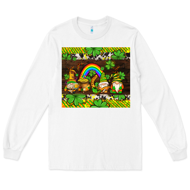 Western St Patricks Gnomes Long Sleeve Tee by AdoDesignShop | Teevron