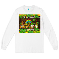 White western st patricks gnomes Long Sleeve Tee - AdoDesignShop