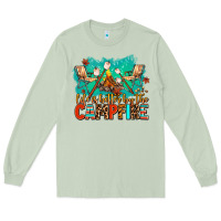 Matcha life is better by the campfire Long Sleeve Tee - AdoDesignShop
