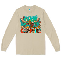 Mushroom life is better by the campfire Long Sleeve Tee - AdoDesignShop