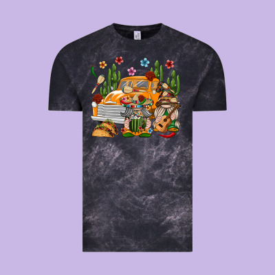 Mexican Gnome Truck Vintage Tee Designed By Texasbilliewilder