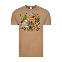 Vintage Coffee Mexican Gnome Truck Vintage Tee - texasbilliewilder