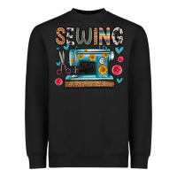 Black sewing life Heavyweight Sweatshirt - Zillion Design Studio