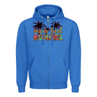 True Royal mom bod summer with palms Zipper Hoodie - Artiststas