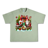 Oil Green christmas gnome truck Urban Heavy Tee - texasbilliewilder