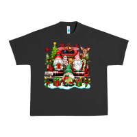 Pigment Black christmas gnome truck Urban Heavy Tee - texasbilliewilder