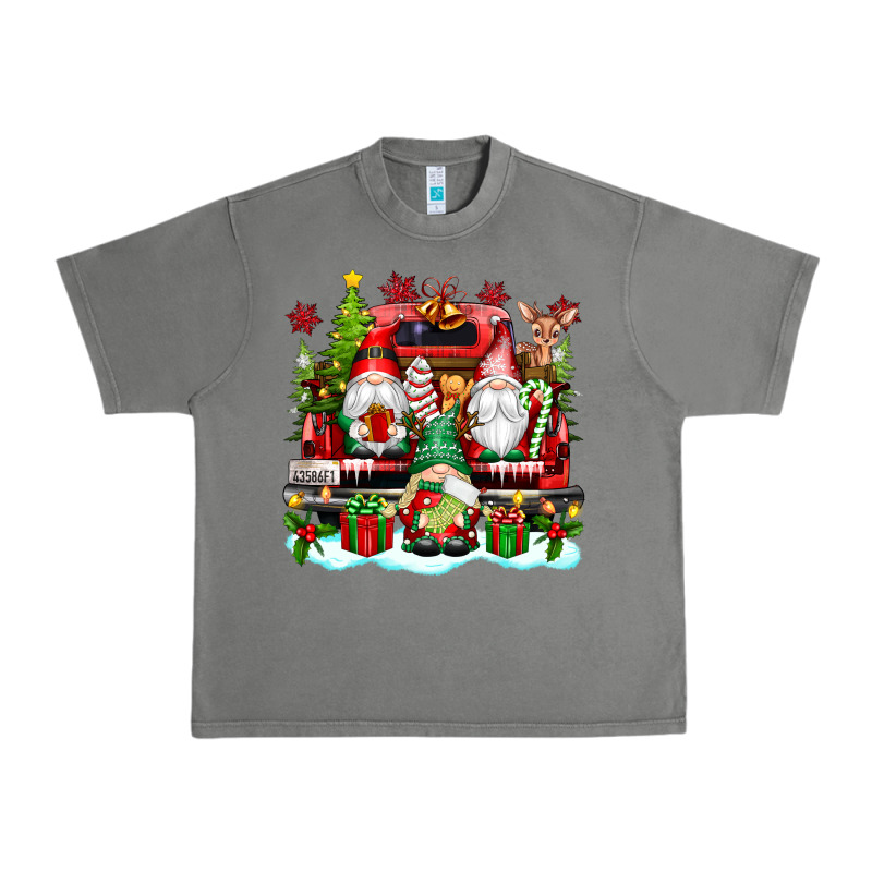 Christmas Gnome Truck Urban Heavy Tee by texasbilliewilder | Teevron