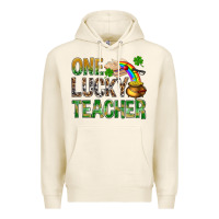 Tofu One Lucky Teacher St. Patricks Premium Hoodie - BundleAndBundleShop